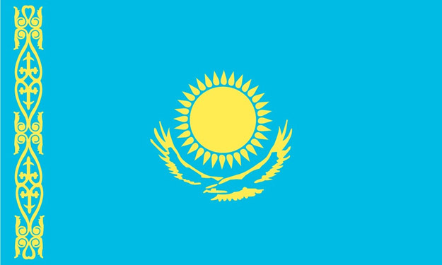 Флаг Республики Казахстан