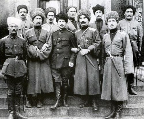 Офицеры Кавказской туземной конной дивизии. wikipedia
