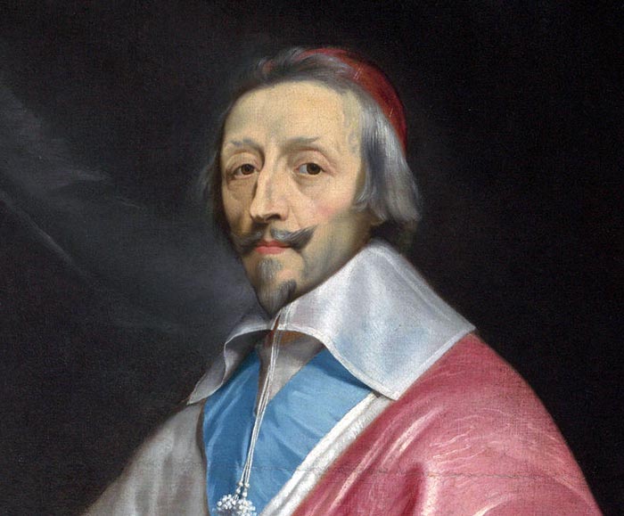 Кардинал Ришелье между 1633-1640 годами. Художник – Филипп де Шампань