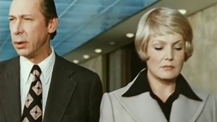 Кадр из телефильма «Ольга Сергеевна» (1975 г.). Олег Ефремов, Татьяна Доронина