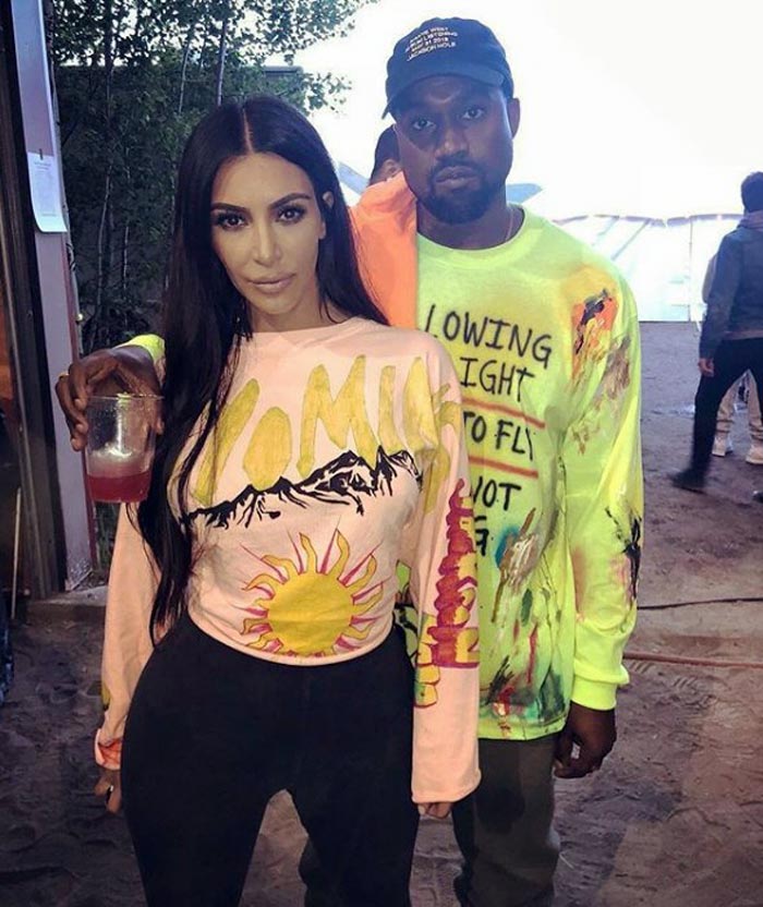 Канье Уэст и Ким Кардашян. Источник: instagram.com/kanyewestt_official