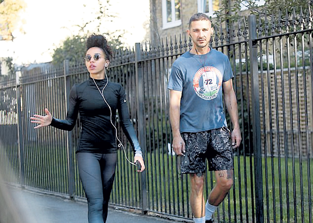 Лабафа и FKA twigs папарацци встретили возле лондонского дома певицы