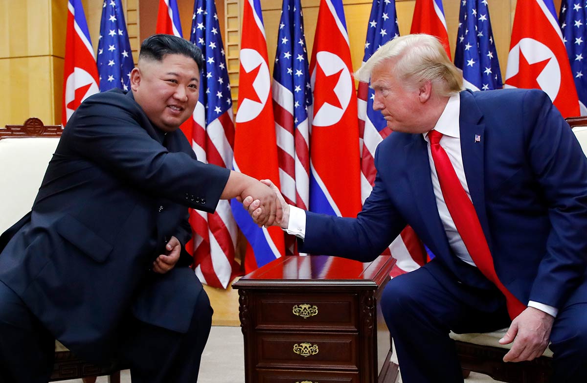 Ким Чен Ын и Дональд Трамп Ким Чен Ын и Дональд Трамп