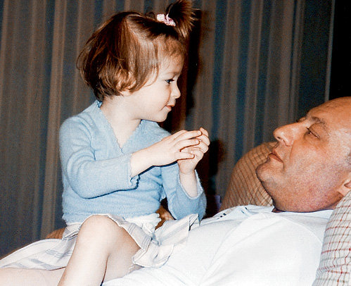 Владимир СЛУЦКЕР с дочерью