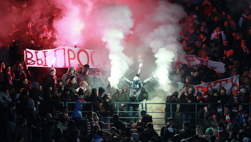 «Спартак» чудом избежал провокации со стороны фанатов «Локомотива». Фото: РИА «Новости»