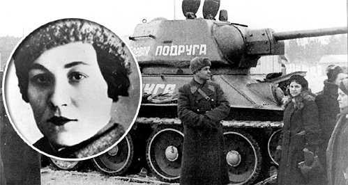 Потеряв на войне мужа, Мария ОКТЯБРЬСКАЯ обрела «Боевую подругу» - танк, на котором уничтожила не один взвод гитлеровцев