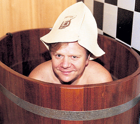 Хоть Игорь и жил долгое время в США, русскую баньку предпочитает всем заграничным спа-салонам