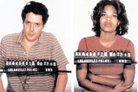 ХЬЮ ГРАНТ: занимался оральным сексом с чернокожей девушкой в публичном месте, и был наказан