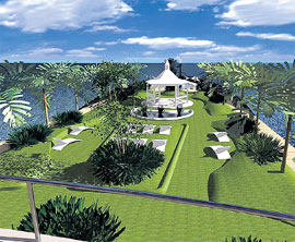 РОСКОШНАЯ ПОСУДИНА: в кормовой части «WallyIsland» есть отсек, где могут поместиться два парусника и два катера