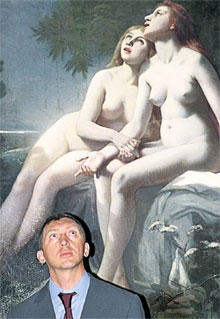 ОЛЕГ ВЛАДИМИРОВИЧ В ЭРМИТАЖЕ: олигарх может купить любую картину в количестве нескольких тысяч экземпляров (фото Александра Сидорова «Коммерсант»)