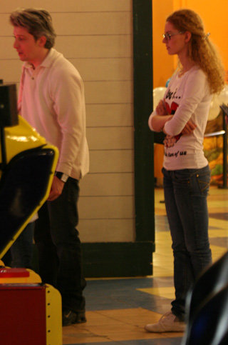 Лянка ГРЫУ с другом Михаилом